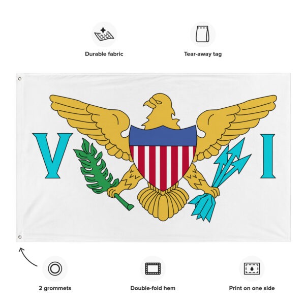 USVI Decorative Flag (one-sided) - Image 2