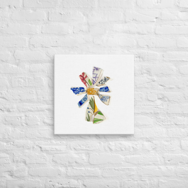 Rainbow Flower Chaney Collection Wraparound Canvas - Image 2