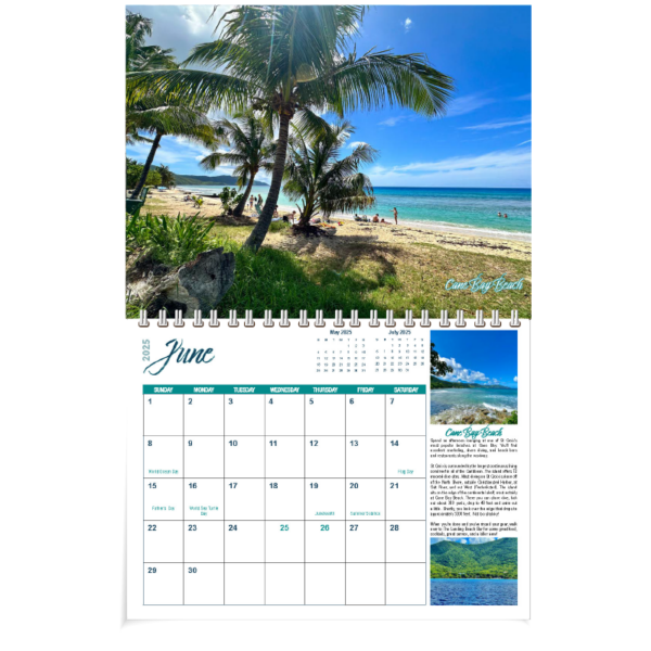 St Croix Calendar June 2025