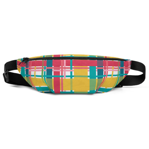 USVI Madras Inspired Waist Pack Belt Bag