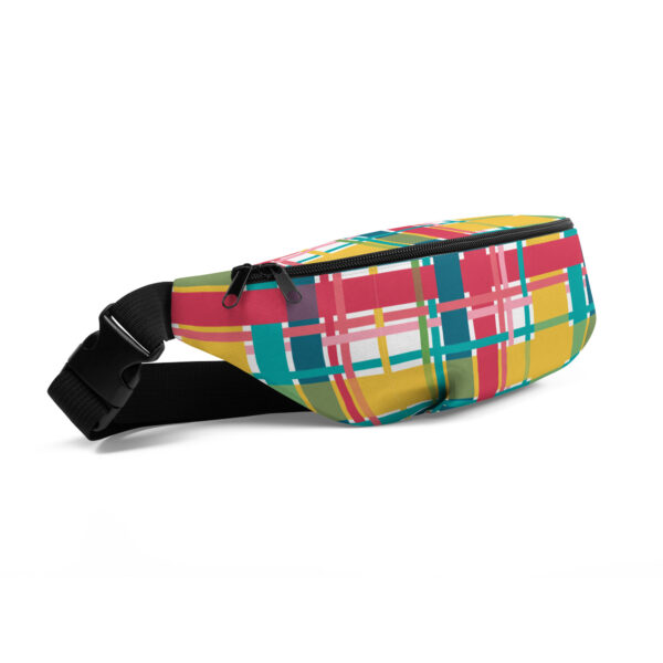 USVI Madras Inspired Waist Pack Belt Bag - Image 4