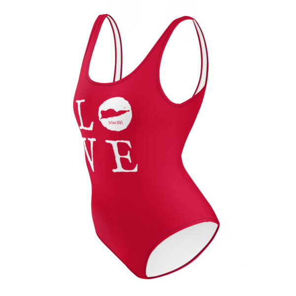 LOVE St Croix Red One-Piece Swimsuit - Image 6