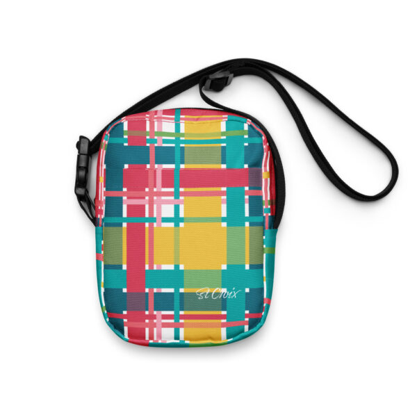 USVI Madras Inspired St Croix Utility crossbody bag - Image 9