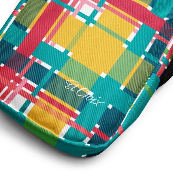 USVI Madras Inspired St Croix Utility crossbody bag - Image 4