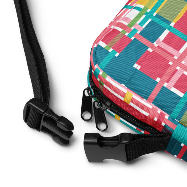 USVI Madras Inspired St Croix Utility crossbody bag - Image 6