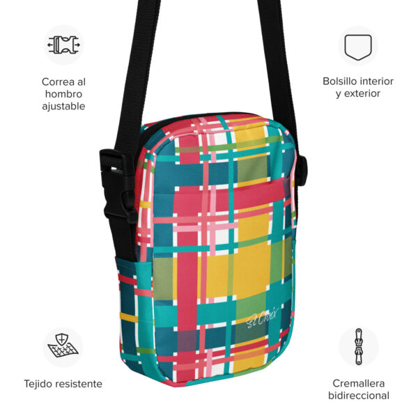 USVI Madras Inspired St Croix Utility crossbody bag - Image 2