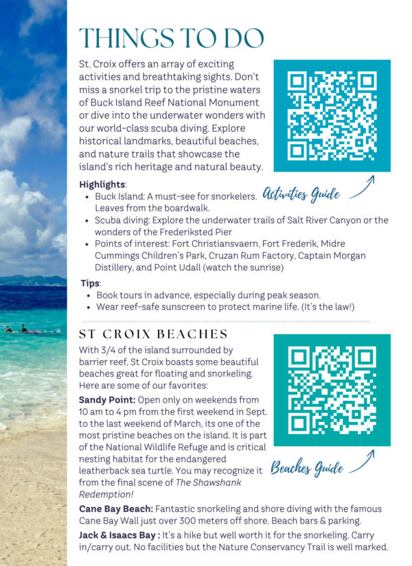 St Croix Vacation Rental Welcome Guide Template - Image 6