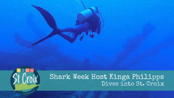 Shark Week Host Kinga Philipps Dives into St Croix