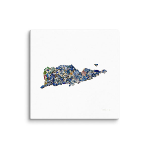 Chaney St Croix Island Silhouette Canvas - Image 2