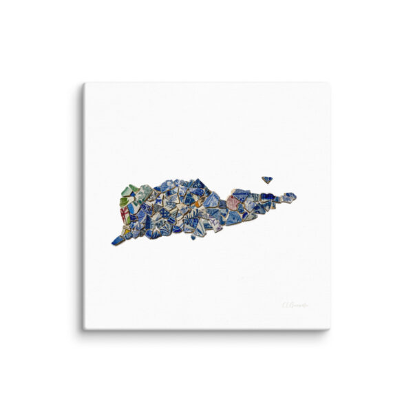 Chaney St Croix Island Silhouette Canvas - Image 8