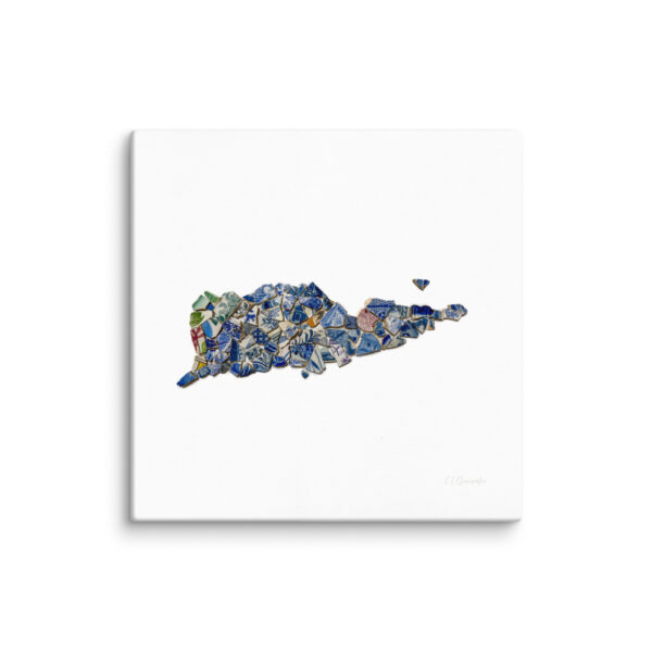 Chaney St Croix Island Silhouette Canvas - Image 5