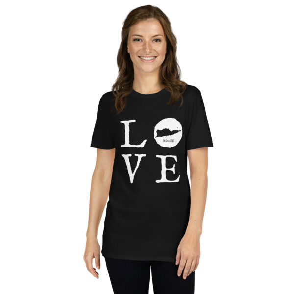 St Croix LOVE Short-Sleeve Unisex T-Shirt - Image 3