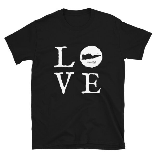 St Croix LOVE Short-Sleeve Unisex T-Shirt - Image 4