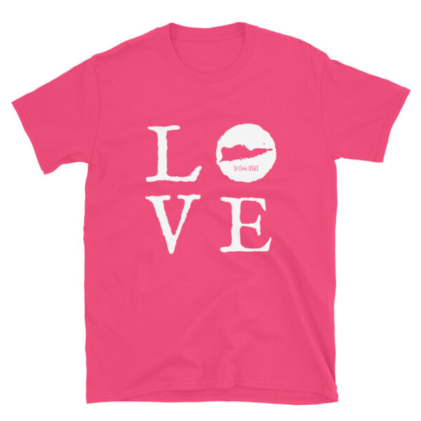 St Croix LOVE Short-Sleeve Unisex T-Shirt - Image 13