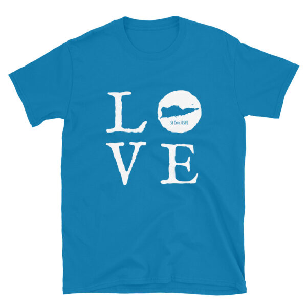St Croix LOVE Short-Sleeve Unisex T-Shirt - Image 10
