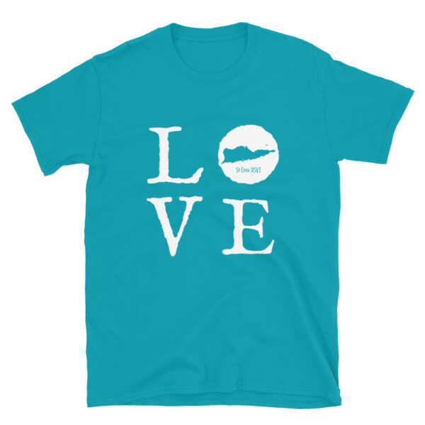 St Croix LOVE Short-Sleeve Unisex T-Shirt - Image 17
